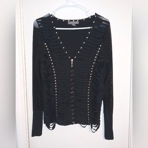 Metric New York Black Sweater